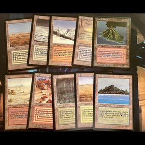 Mtg Proxy 10x dual lands proxy